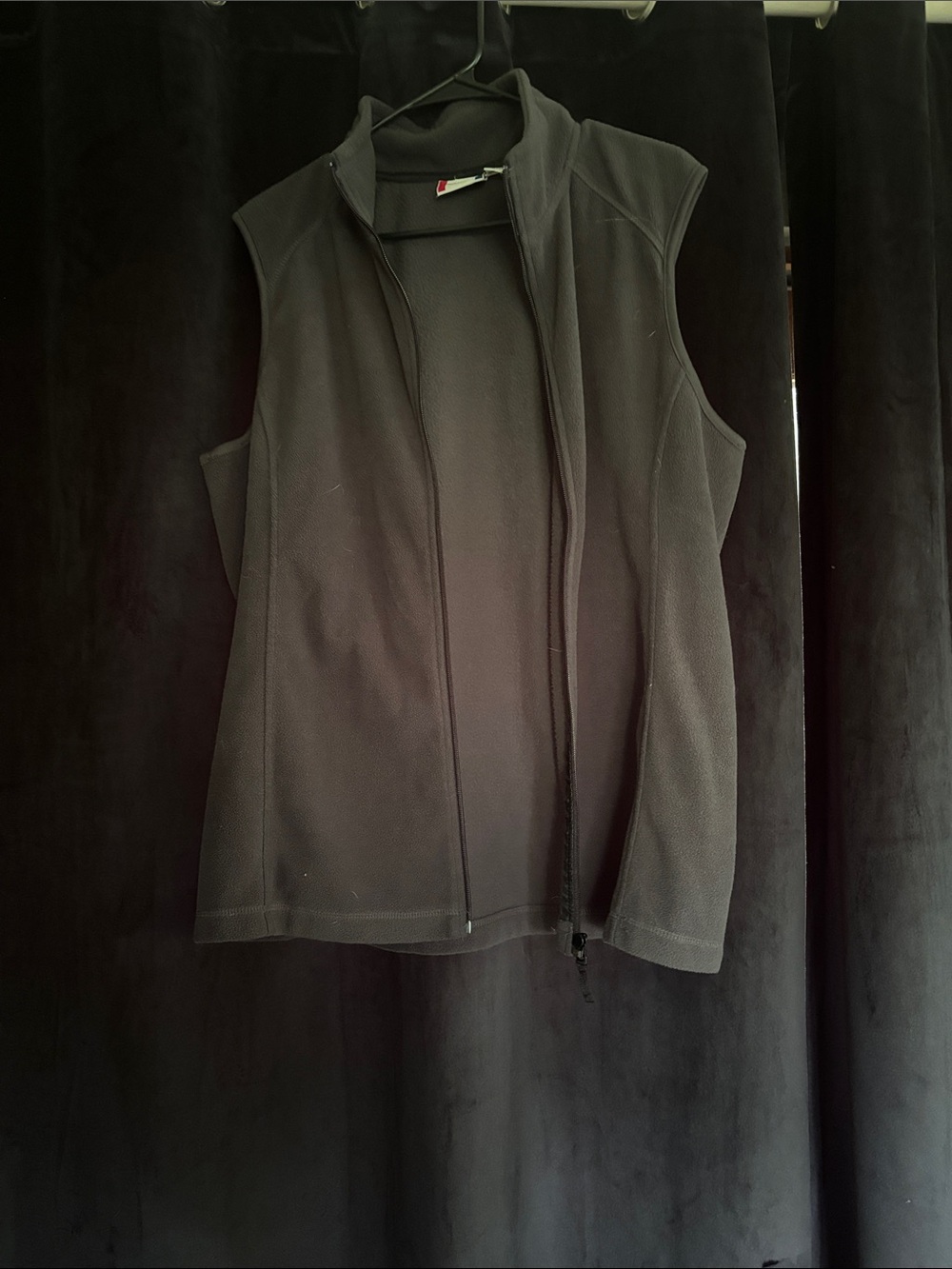 Classic Dark Grey Women's Fleece Vest
